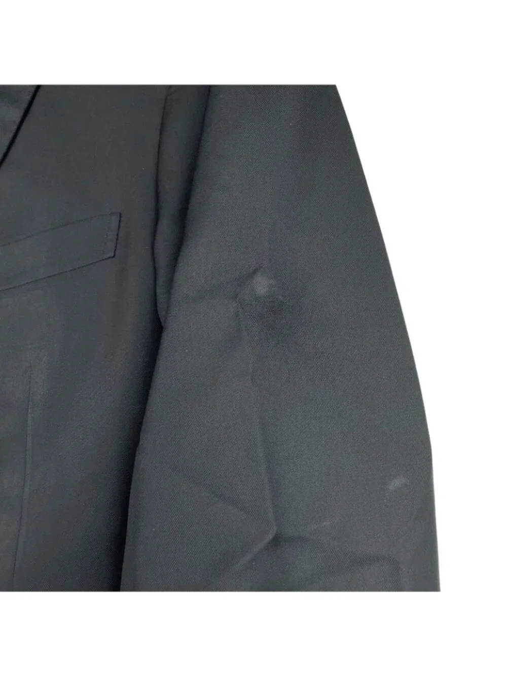 Brioni Men's Nomentano 100% Wool 2-Button Blazer Shiny Black • Italy • 44R US